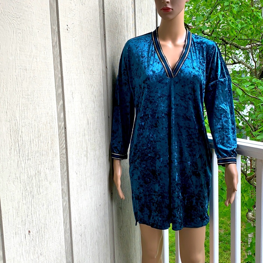 🌷Zara Velvet Tunic/ Dress/ Top🌷